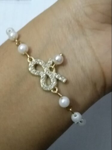 Pearl Bow Gold - Bracelet photo review