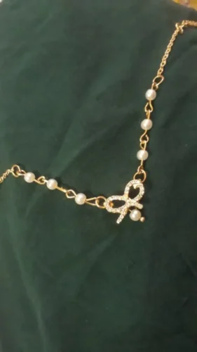 Pearl Bow Gold - Bracelet photo review